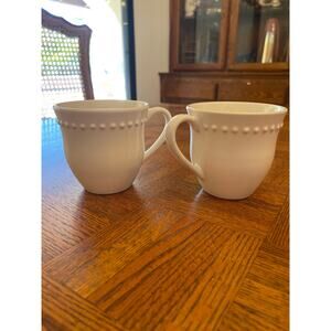 Pottery Barn  EMMA mugs (2)